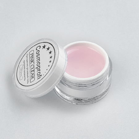 Гель для моделирования ногтей однофазный Pink Clear